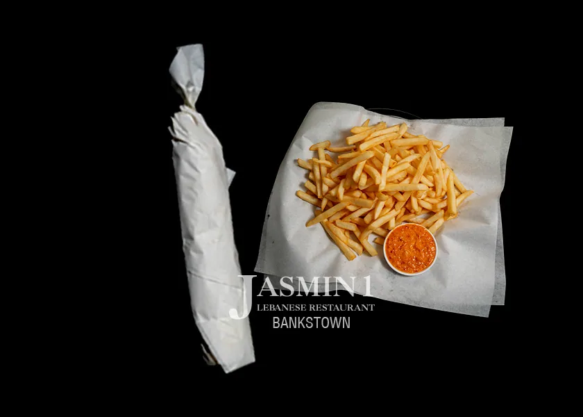 Hot Chips Wrap at Jasmin 1 Bankstown