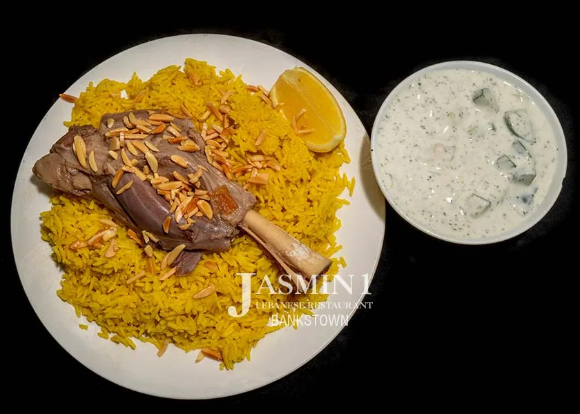 Kabseh Lamb at Jasmin 1 Bankstown