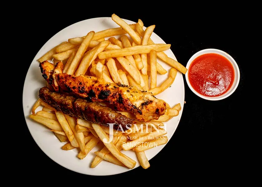 Kids Mixed Plate at Jasmin 1 Bankstown