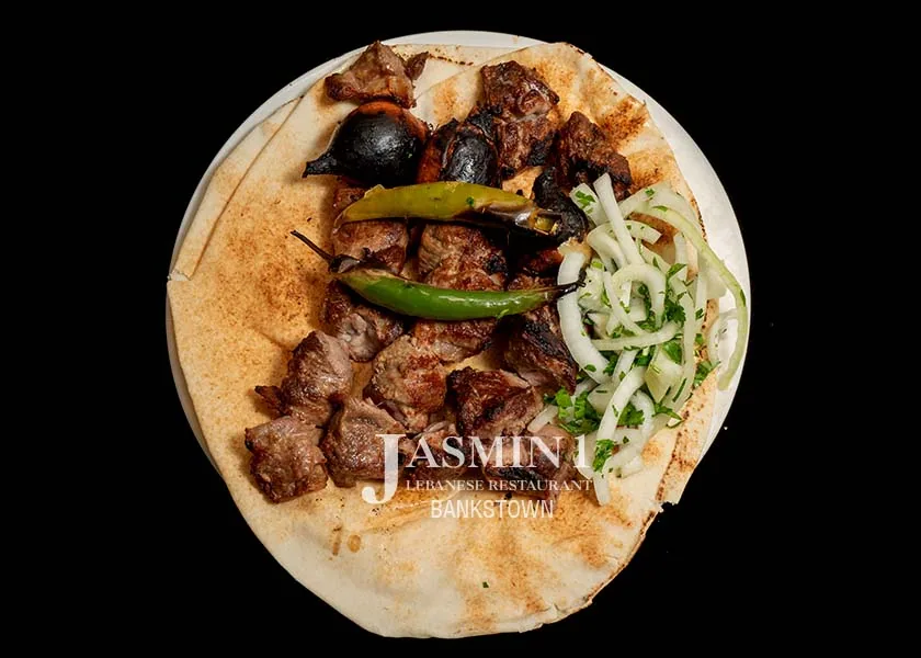 Lamb Skewers at Jasmin 1 Bankstown